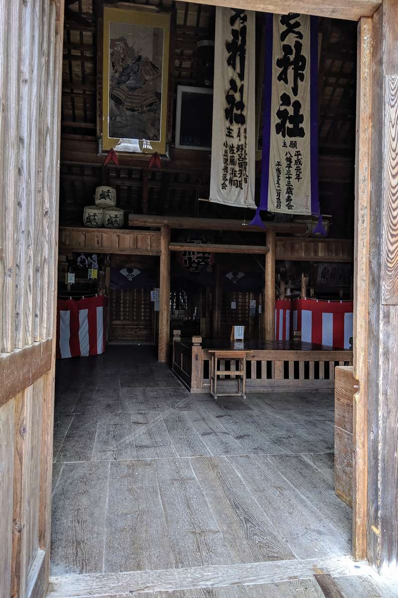 大日堂拝殿内｜⛩大日靈貴神社｜秋田県鹿角市 八百万の神
