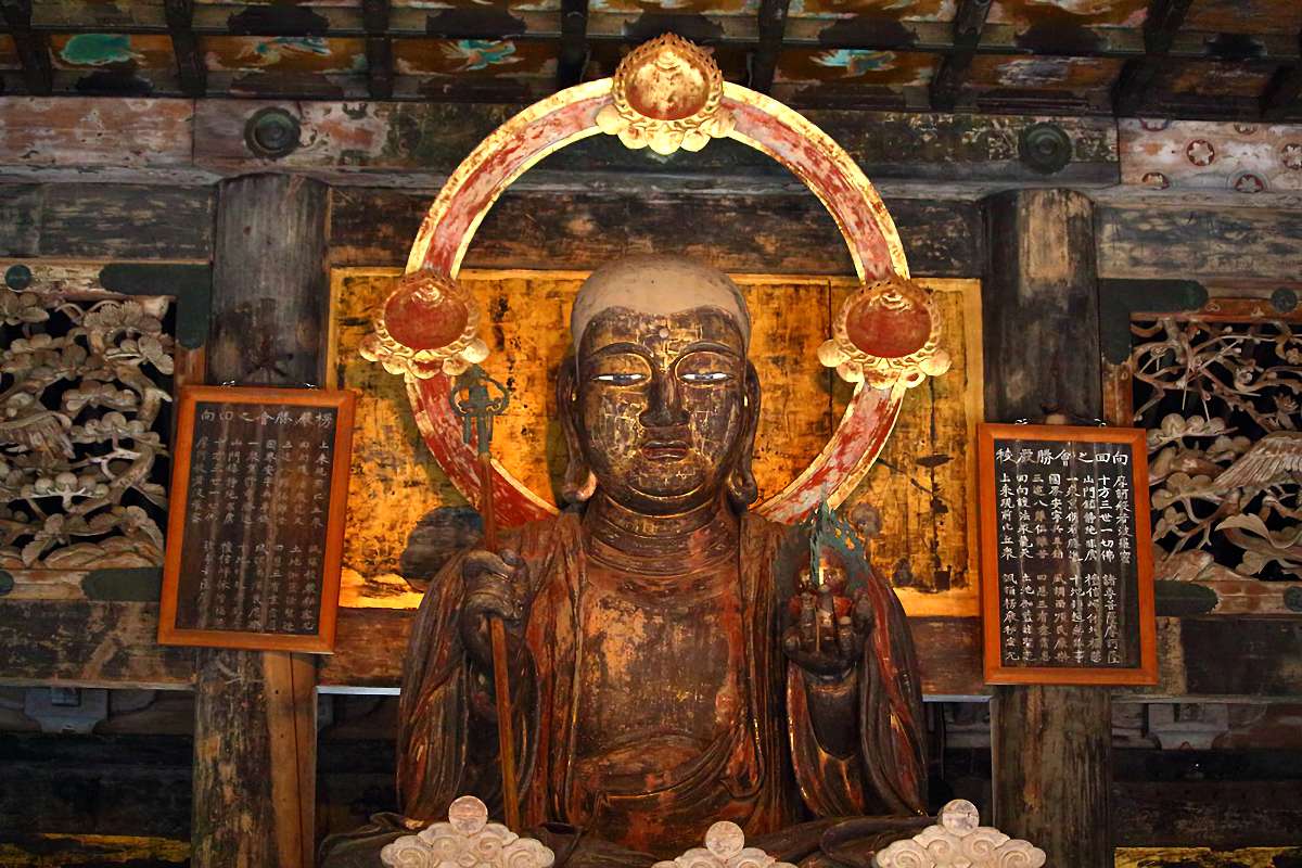 地蔵、宝珠を持つ地蔵、 地蔵、宝珠を持つ地蔵、