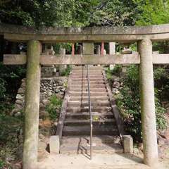 阪和線の東側山手にある種ケ神社(投稿日:2020年9月28日) 写真