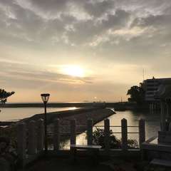 住吉神社、淡路神社よりのお天道さま(投稿日:2019年6月29日) 写真